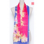 Soft Silky Printed Scarf B02